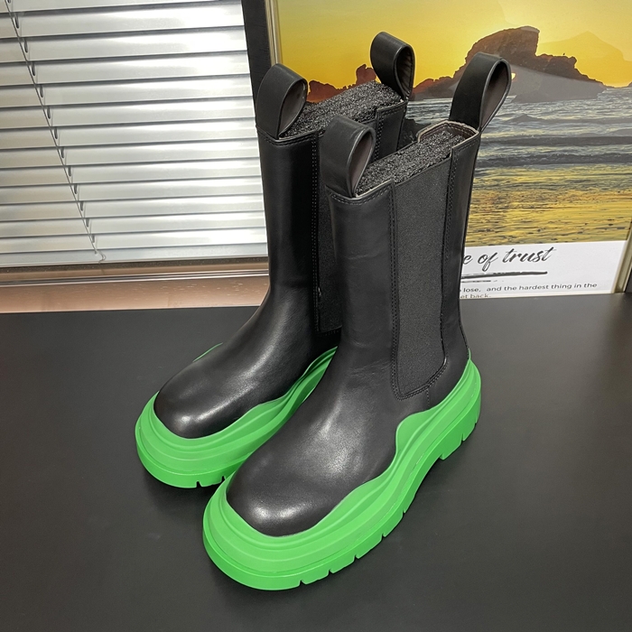 ボッテガヴェネタ レディース アンクル グラス トップ チェルシー ブーツ  -  Grass Boots - bv150x