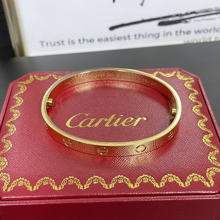 ラブブレスレット 18Kイエローゴールド B6035417 カップルブレスレット - ca0003z  Love Bracelet 18k Yellow Gold