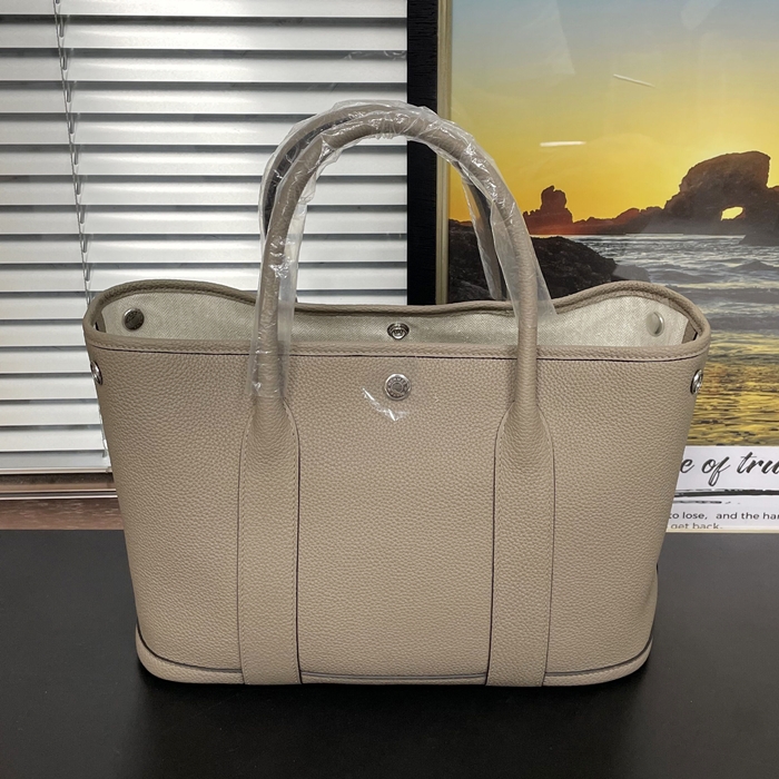 Garden Party  ,30cm - エルメスガーデンパーティレザーレディース トートバッグ HERB0784,30cm,グレー