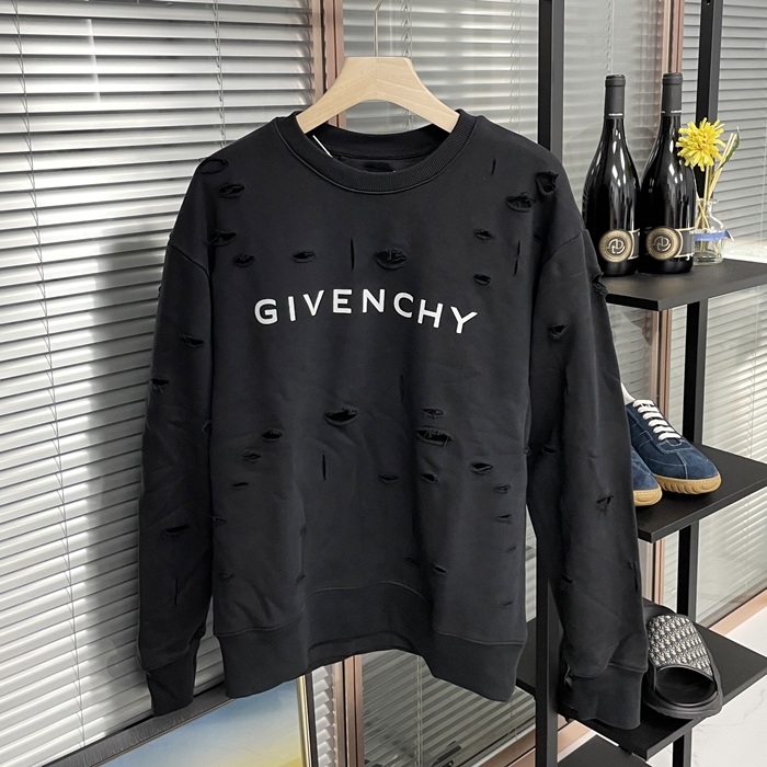 ジバンシィ メンズ カジュアル ブラック スウェット - Givenchy  - gi327x