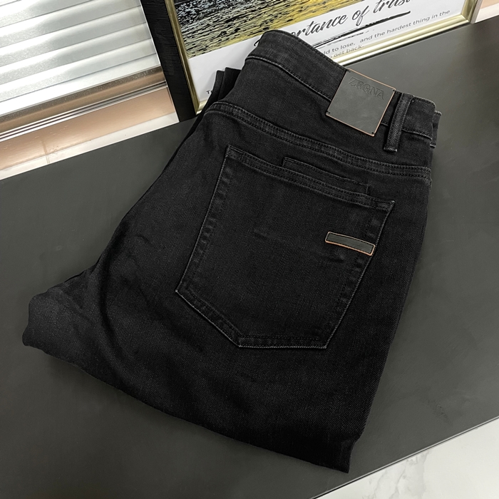 FendiBasic- フェンディメンズ ベーシック カジュアル パンツ Fen0728x.ブラック