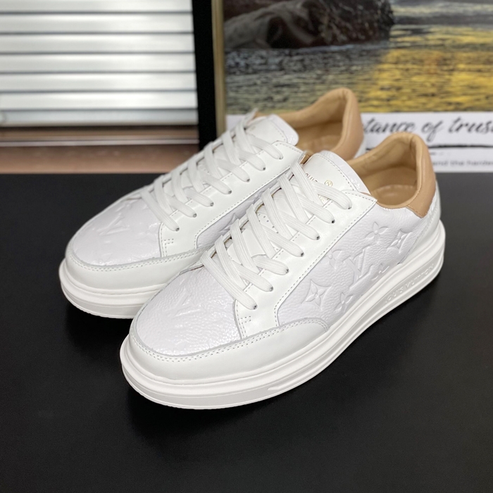 ルイヴィトン メンズ ホワイト スニーカー -  White  - lv703x