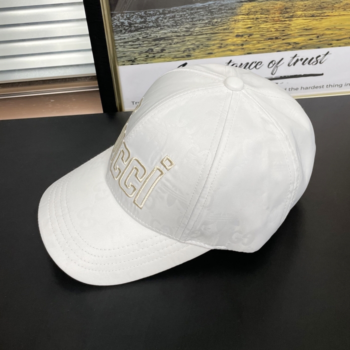  グッチユニセックス 帽子 GUCM0051, ホワイト