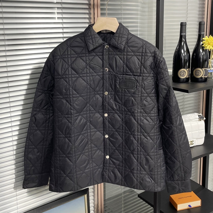 ディオール メンズ ブラック ダウン ジャケット -  di636x