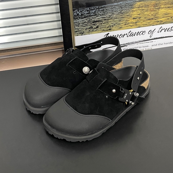 ディオールユニセックスブラック ミュール  -  - di652x