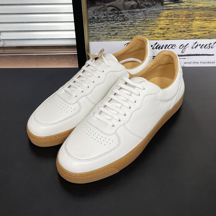 ブルネロクチネリ メンズ ホワイト スニーカー -  Cucinelli White  - bru57x