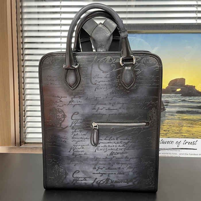  Custom, - ベルルッティ  バックパック, BLTB0005,ダークグレー