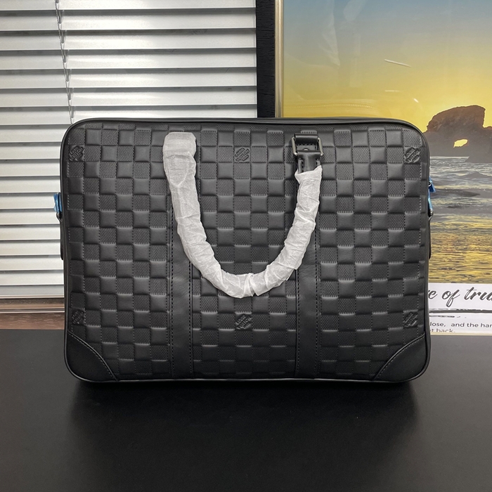   Satchel36.5cm - ルイヴィトンメンズレザーブリーフケース,36cm.LOUB2295,ブラック