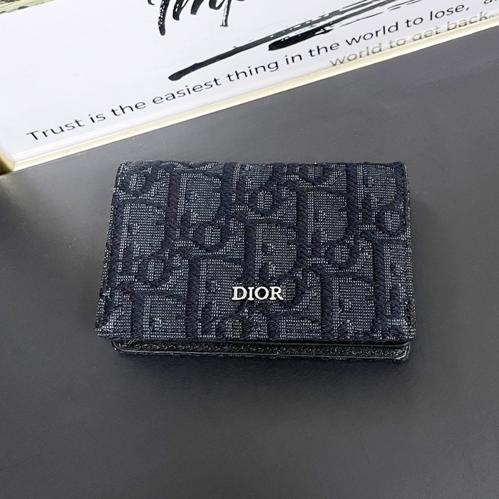 ディオール メンズ ブラック カード財布 -  Card s - di818x