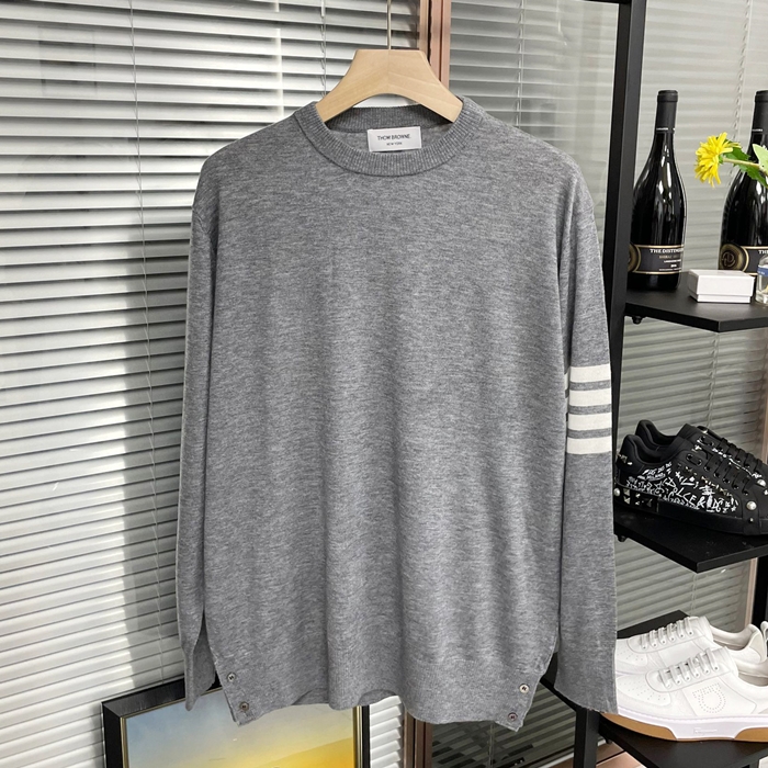 トムブラウン メンズ グレー ニット - Gray Knits - th104x