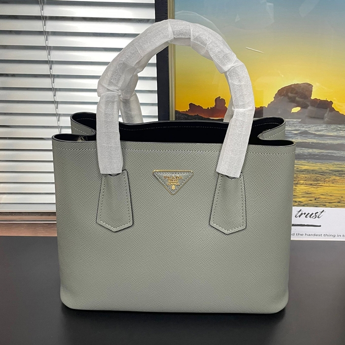 プラダ レディース グレー ダブルバッグ -  Gray Double - pr181x