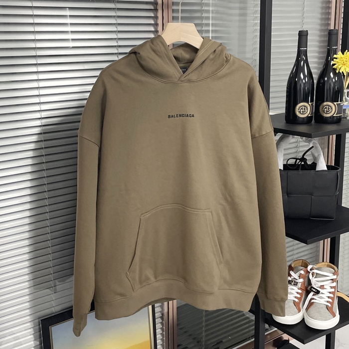 バレンシアガ ユニセックス キャメル フーディーTシャツ - Camel  - ba553x