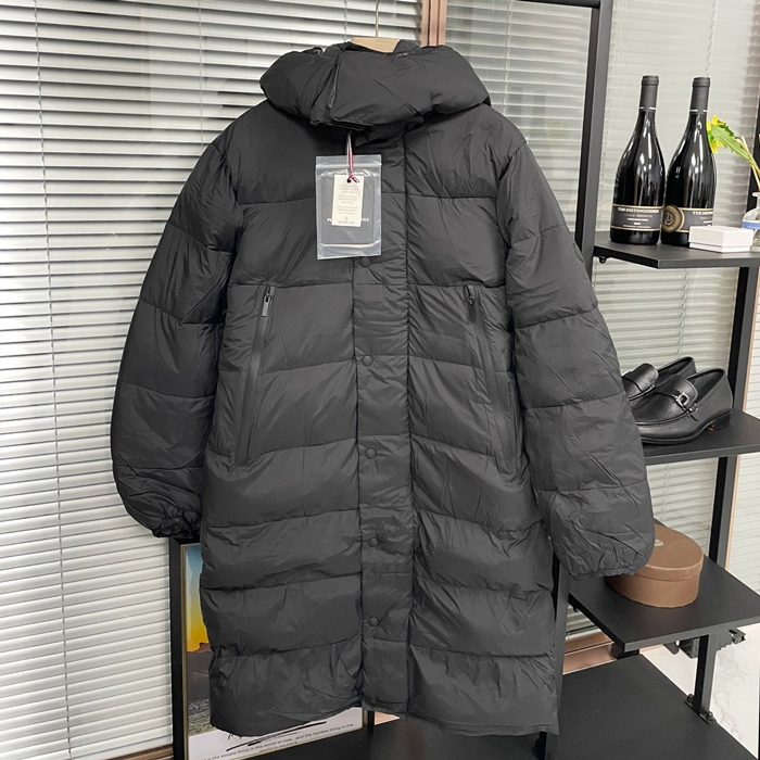 モンクレール メンズ グースダウン ブラック ロングパディング - Padding - mo70x