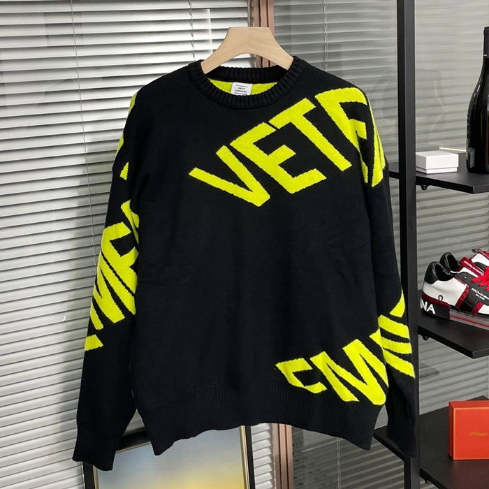 ヴェトモン ユニセックス トレンディ ブラック 半袖Tシャツ - Vetements - vet0309x