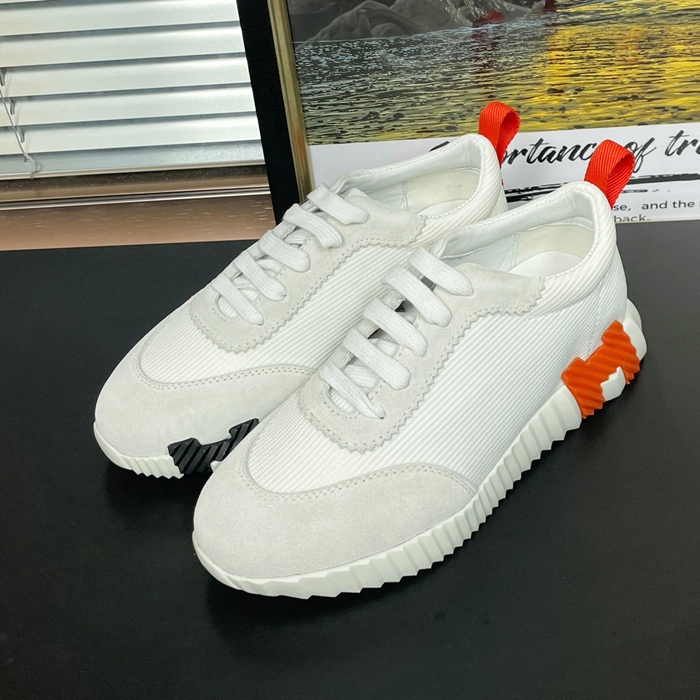 エルメス ユニセックス バウンシング スニーカー  - White  - he324x