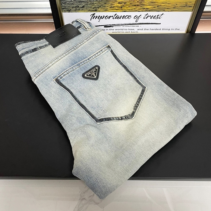 プラダ メンズ カジュアル ブルー ジーンズ -  - pr752x