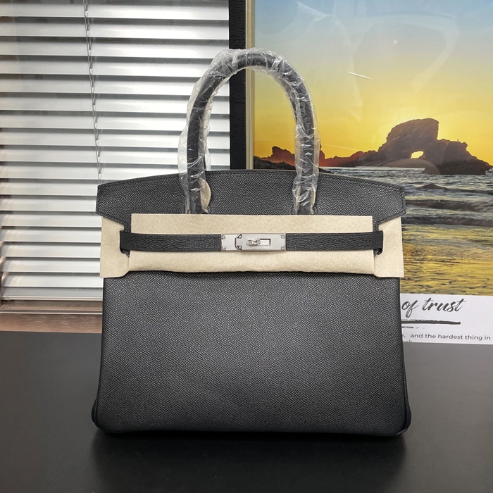  Birkin Epsom  ,30cm - エルメス バーキン エプソンレザーレディース トート ショルダーバッグ HERB0429,30cm,ブラック