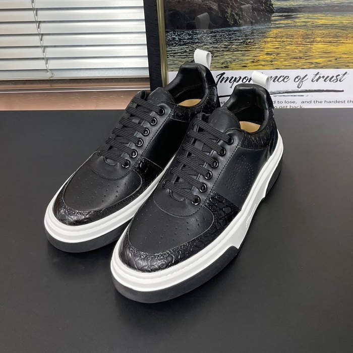 フェラガモ メンズ ブラック スニーカー - Ferragamo  - fer378x