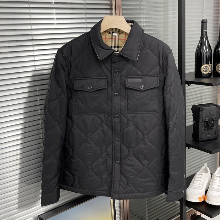 バーバリー メンズ ブラック ダウン ジャケット - - bur04578x