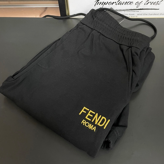 Basic- フェンディメンズ ベーシック カジュアル パンツ Fen0969x Size(m - 3xl) ブラック