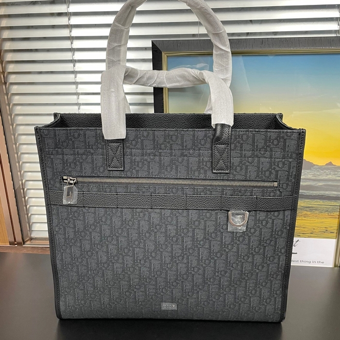 ディオール メンズ ブラック ブリーフケース -   - di834x