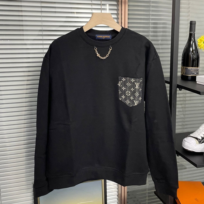 ルイヴィトン メンズ ブラック スウェット -   - lv1927x