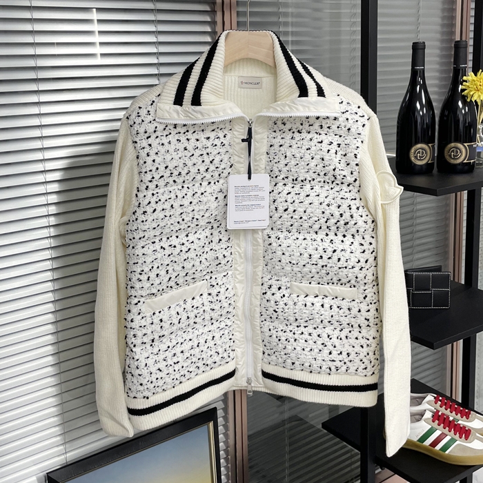 モンクレール レディース ホワイト ダウン ジャケット -  White mo188x