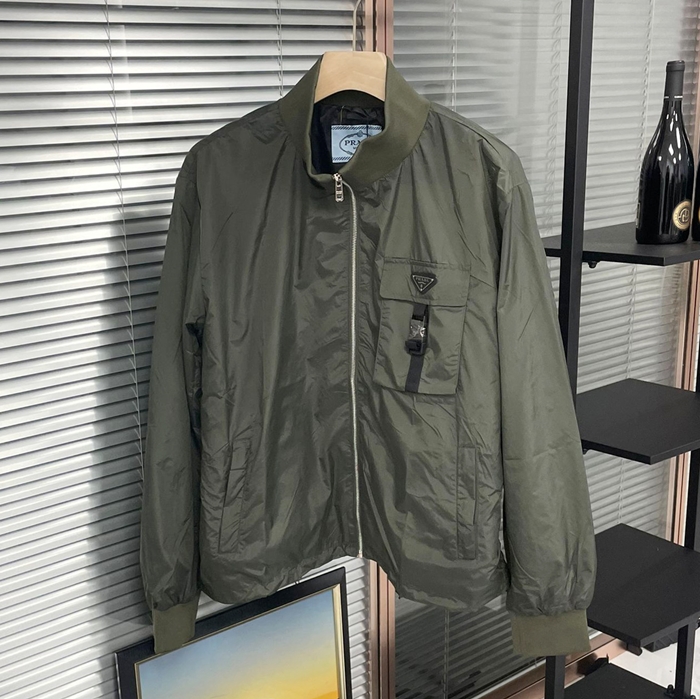プラダ メンズ カーキ ジャケット - Khaki - pr33x