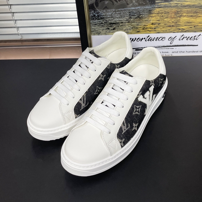 ルイヴィトン メンズ Time out ブラック スニーカー -  - lou04225x