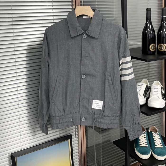 トムブラウン メンズ グレー ジャケット - Gray - th64x