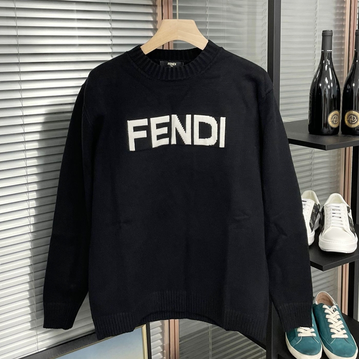 フェンディ メンズ トレンディ ブラック ニット -  - fen01290x
