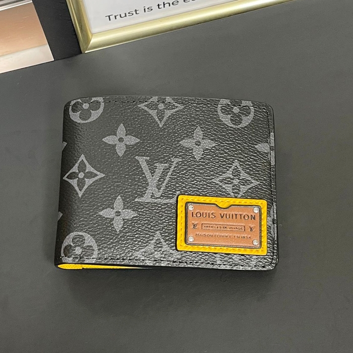 M60895 - ルイヴィトンメンズ 二つ折り財布,LOUW0413,Size(12cm),ブラック
