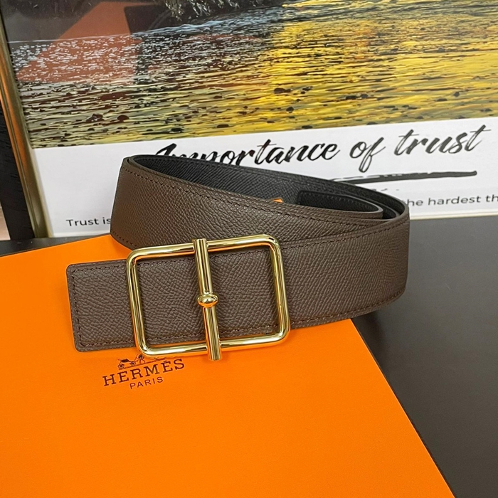   Belt,3.8cm,HERBT0143 - エルメスメンズレザーベルト,3.8cm,ブラウン