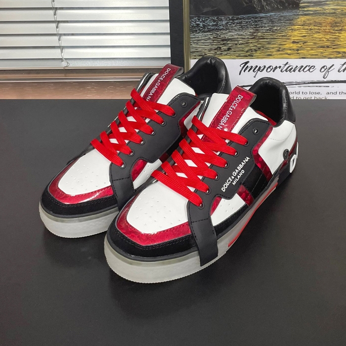 ディーアンドジー メンズ クラシック ブラック スニーカー -  - dol0342x