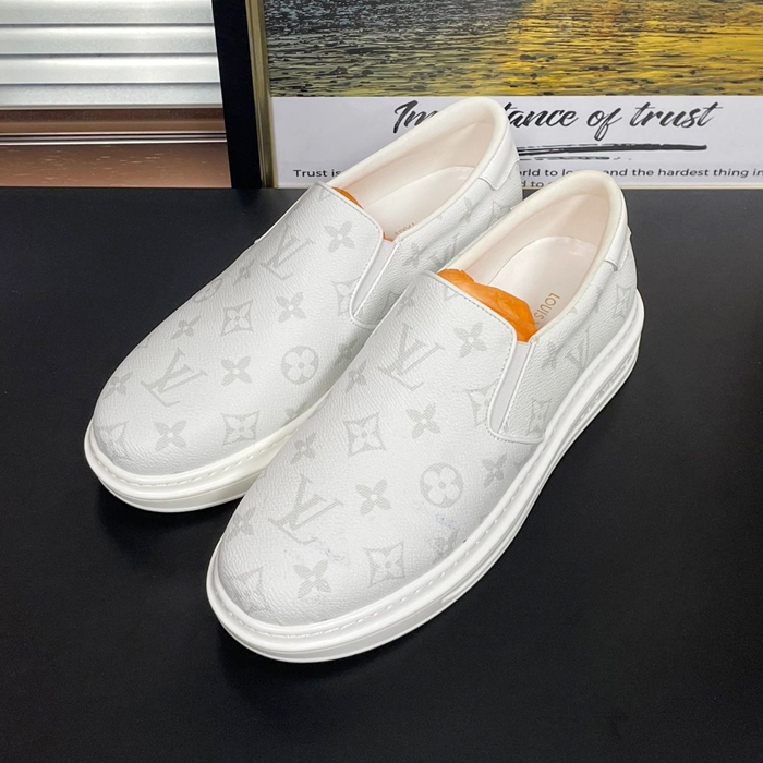 ルイヴィトン メンズ モダン ホワイトローファー -  White- lv545x