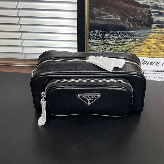 プラダ レディース ブラック ショルダーバッグ -  - pr454x