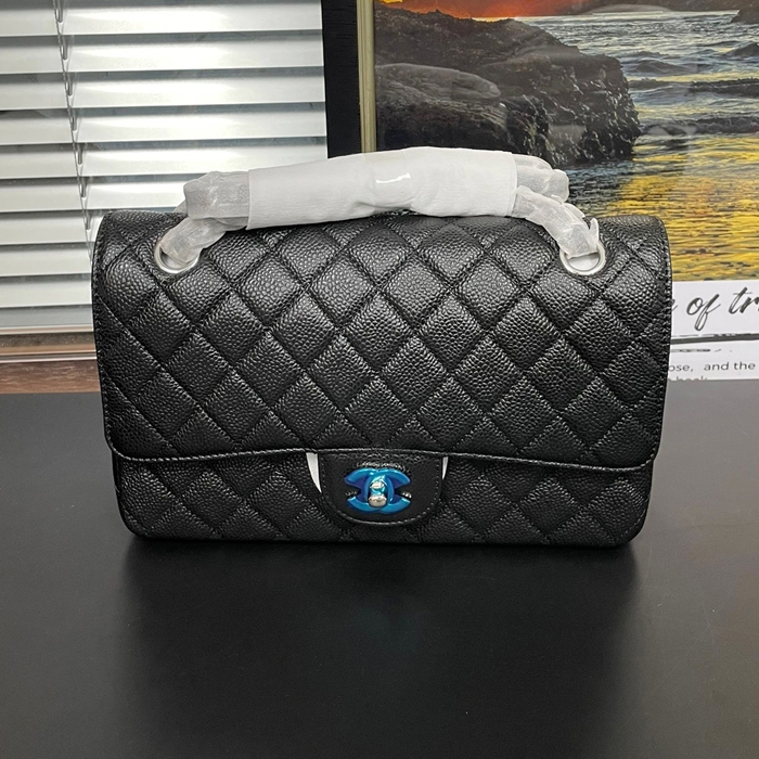   1112 ,25CM - シャネルレディース チェーン ショルダーバッグ1112 - CHAB0668,25CM,ブラック