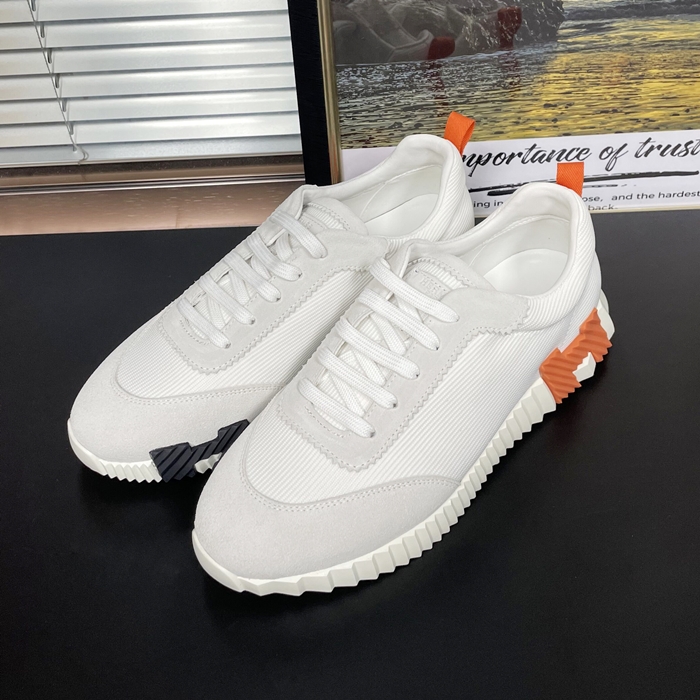 エルメス ユニセックス バウンシング スニーカー  - White  - he324x