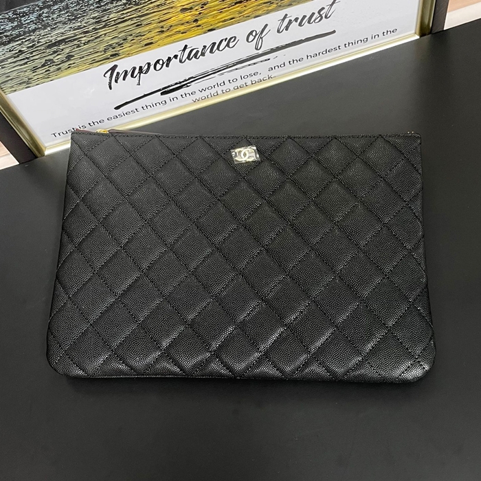 シャネルレディース クラシック ブラック クラッチバッグ -  - ch46x