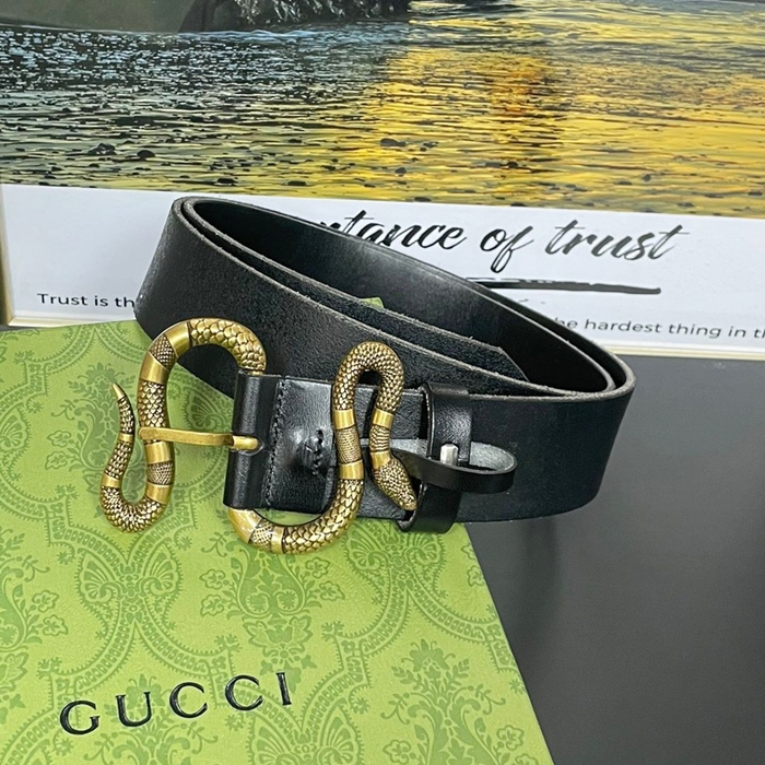  Belt,3.8cm,GUBT0225 - グッチメンズレザーベルト,3.8cm, ブラック