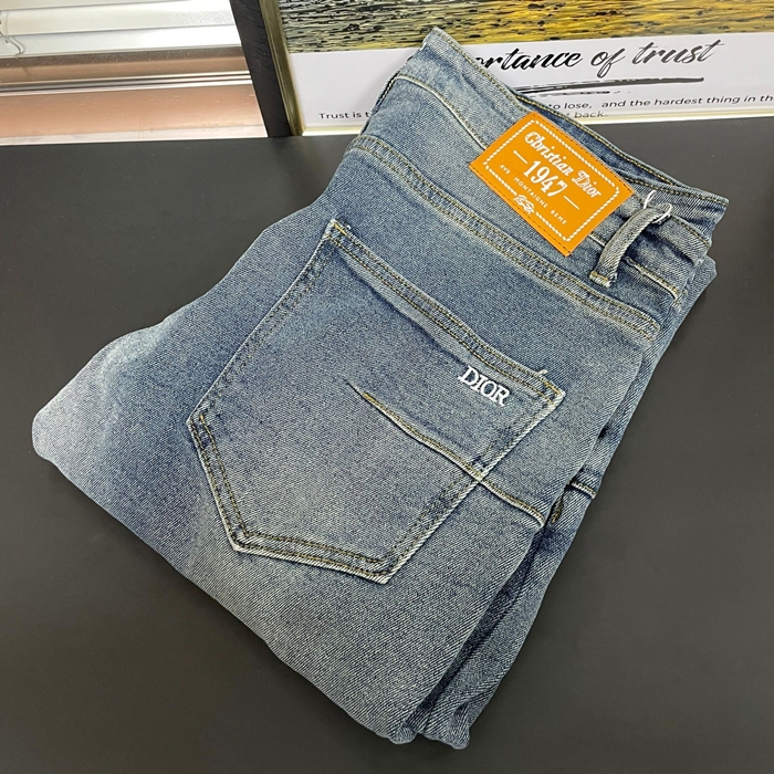 ディオールメンズ LOGO デニム パンツ Dio01524x.ブルー