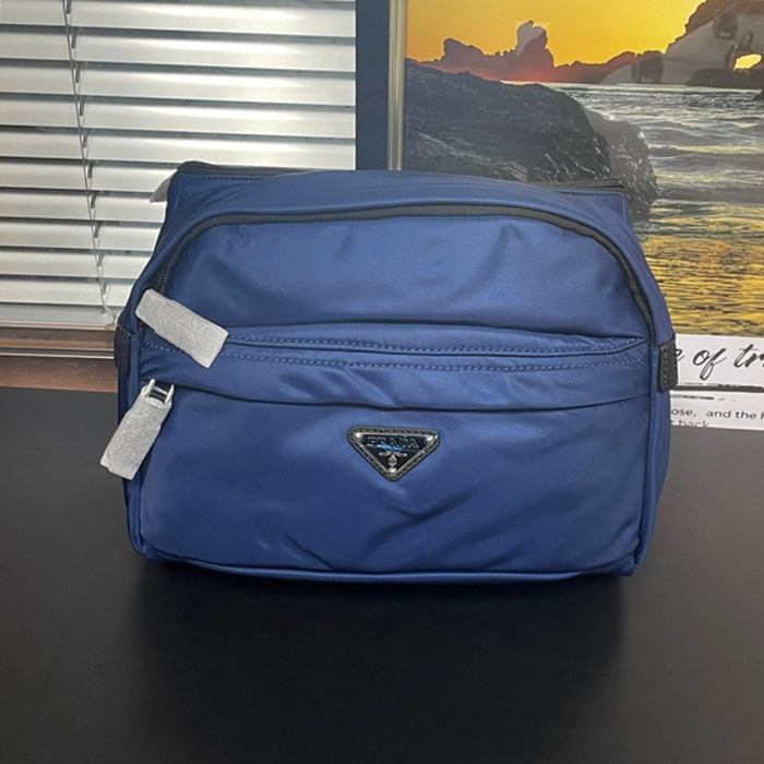 2019 Nylon プラダユニセックス ナイロン ウエストバッグ ,2VH038-2,26cm,ブルー