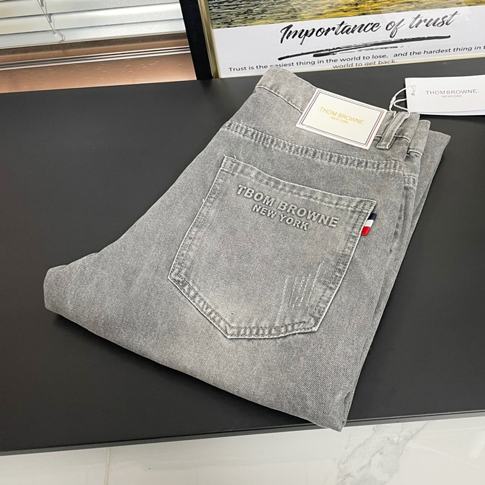 トムブラウン メンズ グレー ジーンズ - Gray - th88x