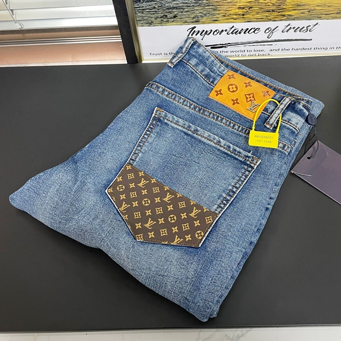 ルイヴィトン メンズ ブルー ジーンズ -   - lv770x