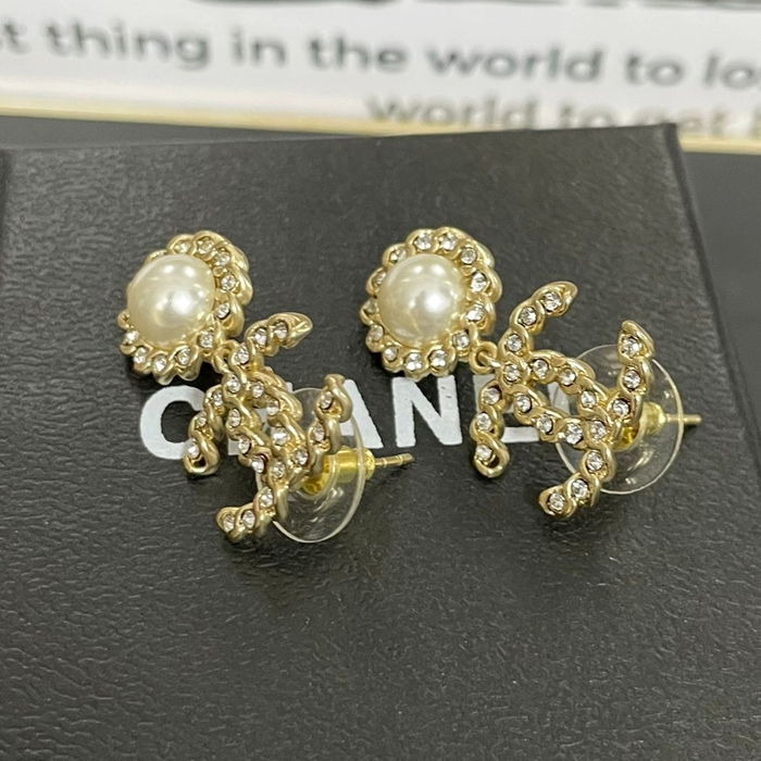 シャネルレディース ゴールド イヤリング -  Gold Earring - acc116x