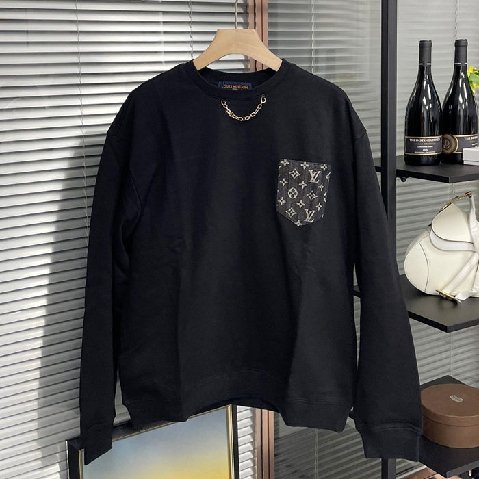 ルイヴィトン メンズ ブラック スウェット -   - lv1927x