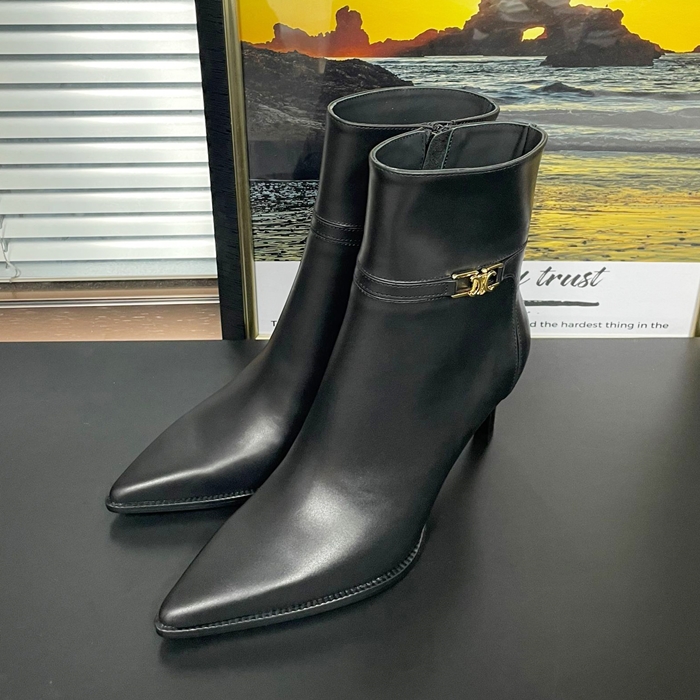 セリーヌ レディース ロー ブーツ トリオンフ セリーヌ  カーフ レザー  Boots - ce219x