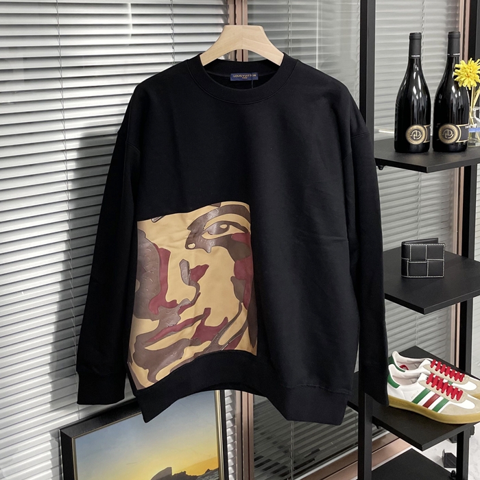 ルイヴィトン ユニセックス ブラック スウェット -  - lv1760x