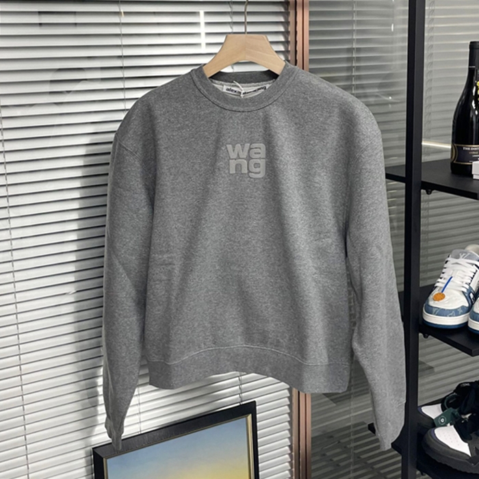 アレキサンダーマックイーン レディース ベーシック グレー スウェット - Alexander wang  Gray  - alx256x