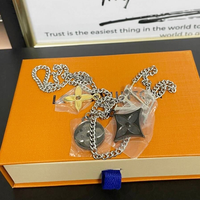 ルイヴィトン メンズ 인스팅트 펜던트 ネックレス M00521  -   - acc248x